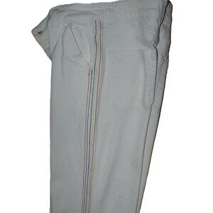 CLOSED  Italy side colorful stitching wide leg cropped jeans 27